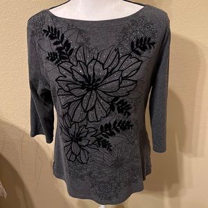 👚 LN Rebecca Malone (petite) women’s 3/4 sleeve top